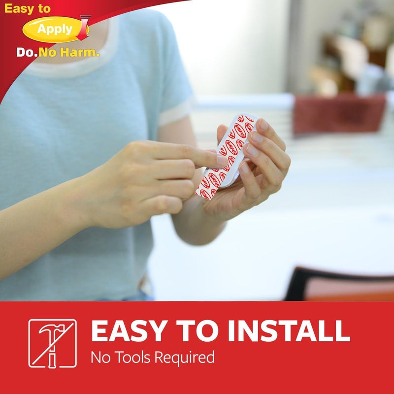 Sinfuo Wire Hooks for Wall Small 32 Hooks, Heavy Duty Wall Hooks with 32 Strips, Damage Free Adhesive Hooks for Key Holder, Coat, Door, Shower Hanging - Image 5
